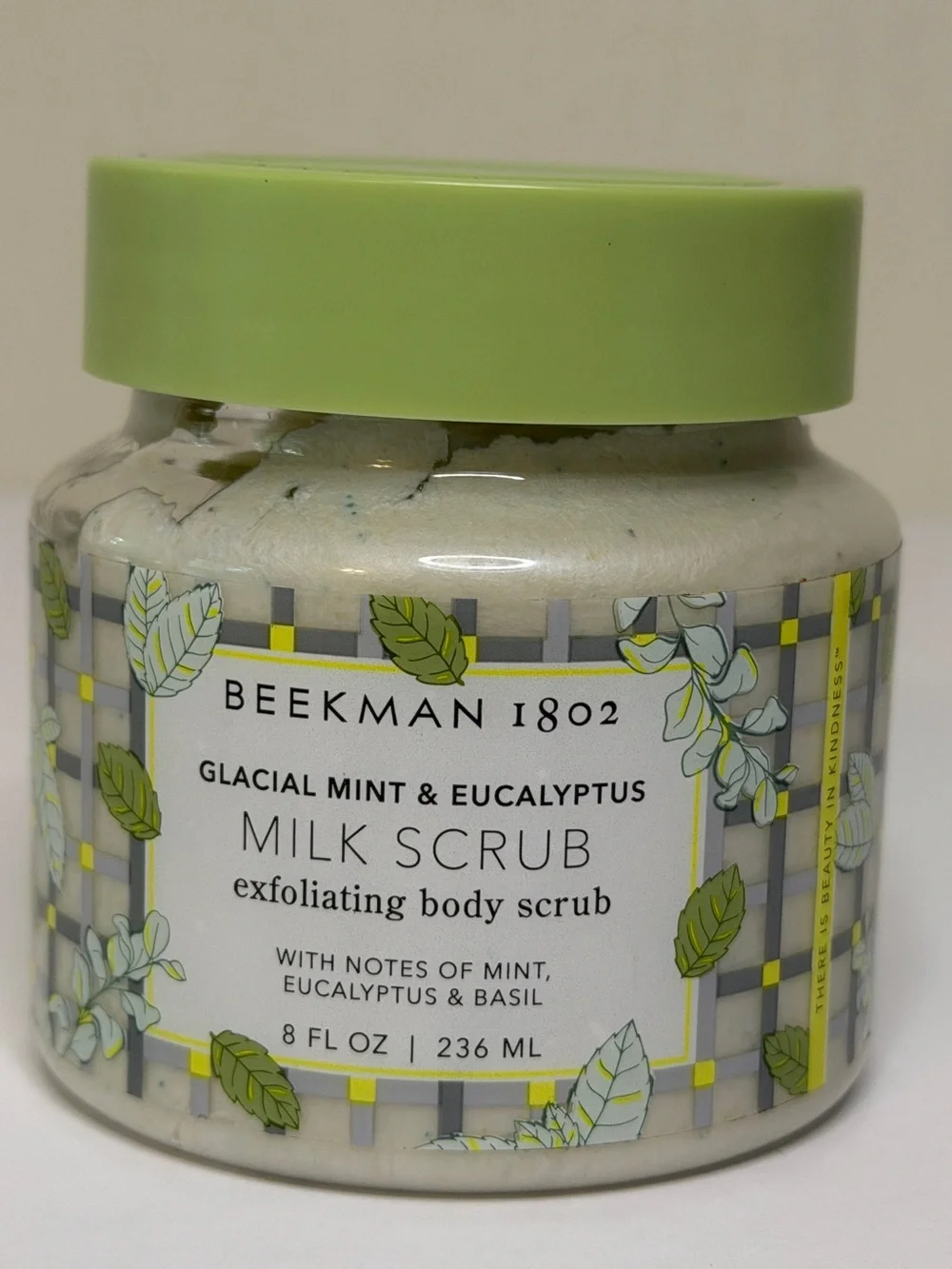 Beekman 1802 Glacial Mint & Eucalyptus Milk Scrub Exfoliating Body Scrub 8oz NWT